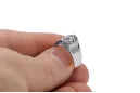 Ring Vintage style Zircon Sterling silver 925 vrc007s